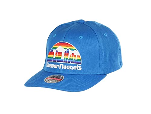 Mitchell & Ness NBA Denver Nuggets Team Ground 2.0 Stretch Snapback Cap blau, OS von Mitchell & Ness