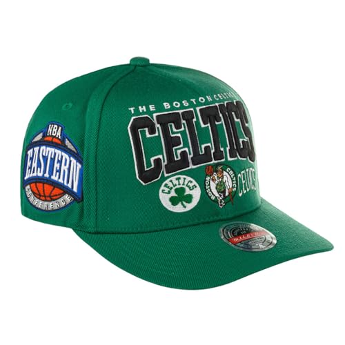 Mitchell & Ness NBA HWC Champ Stack Classic Red Snapback Cap Boston Celtics von Mitchell & Ness