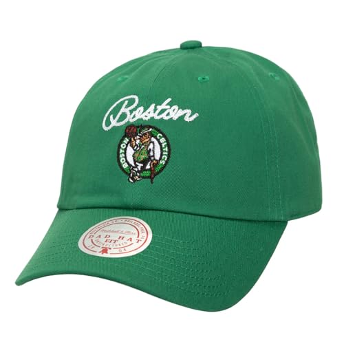 Mitchell & Ness NBA Lay Low Strapback Cap Boston Celtics Green von Mitchell & Ness