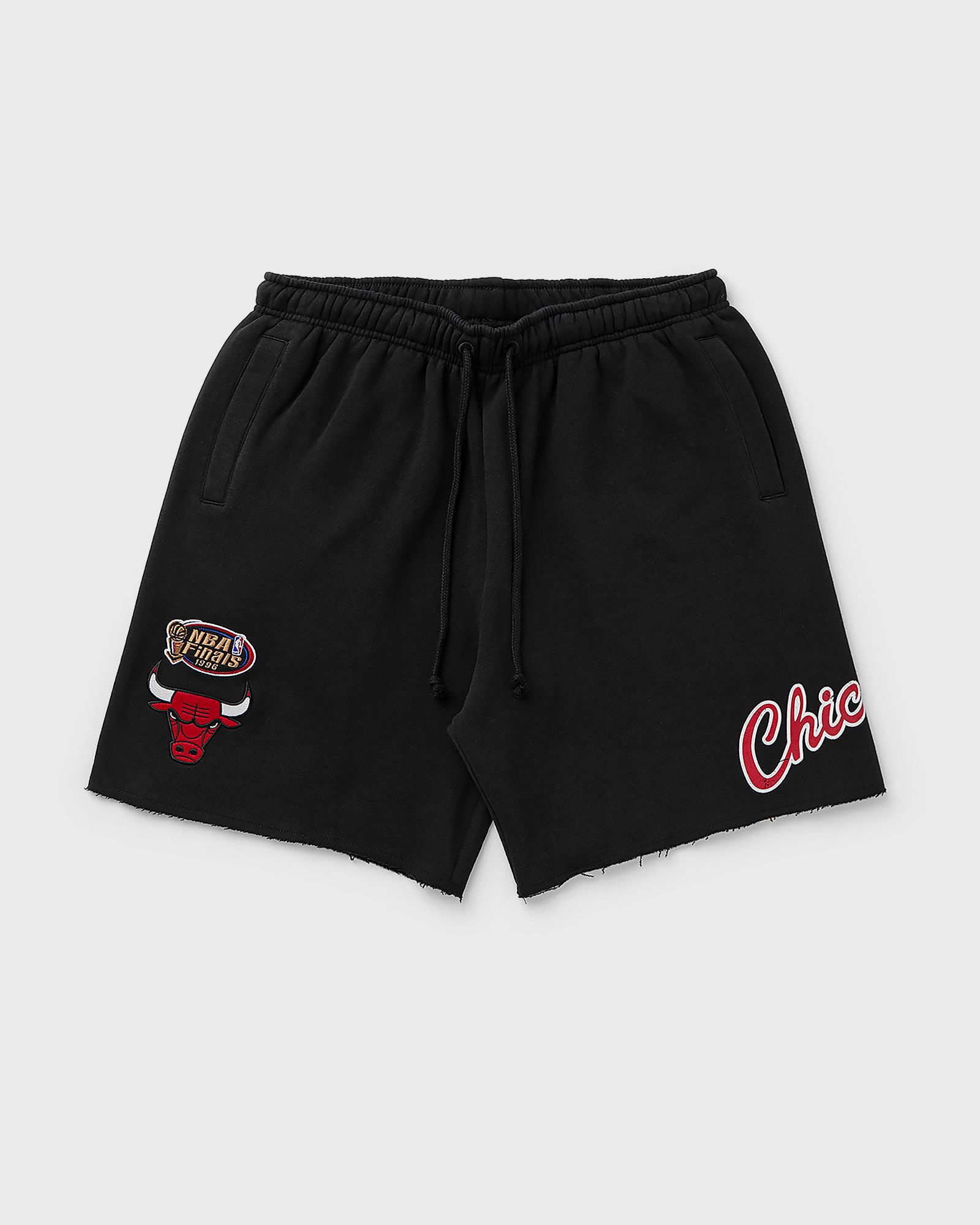 Mitchell & Ness NBA POSTGAME FLEECE SHORTS VINTAGE LOGO CHICAGO BULLS men Sport & Team Shorts black in Größe:M von Mitchell & Ness