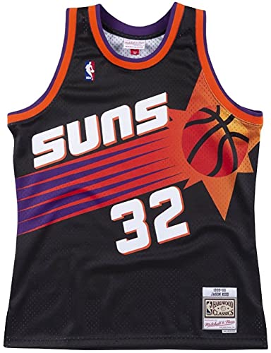 Mitchell & Ness NBA Phoenix Suns Jason Kidd Trikot Herren schwarz/rot, M von Mitchell & Ness