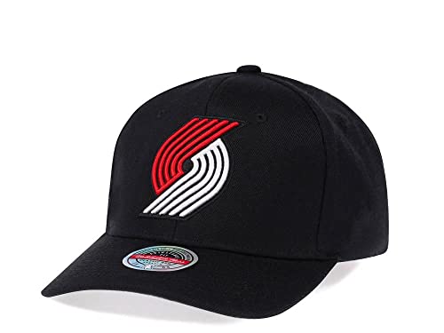 Mitchell & Ness NBA Portland Trail Blazers Team Snapback schwarz/rot, OS von Mitchell & Ness