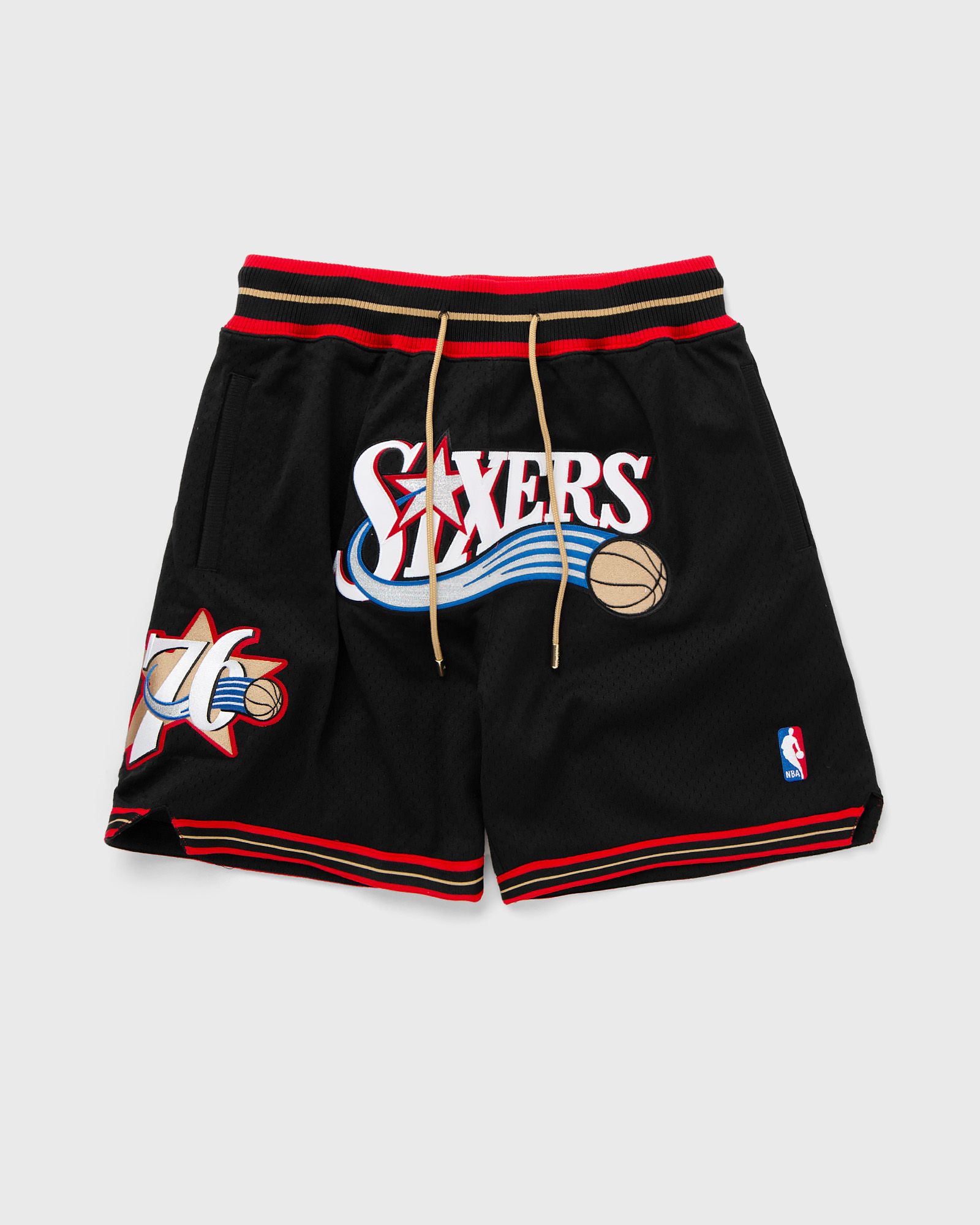 Mitchell & Ness NBA SHORTS JUST DON 7 INCH PHILADELPHIA 76ERS men Sport & Team Shorts black in Größe:XL von Mitchell & Ness