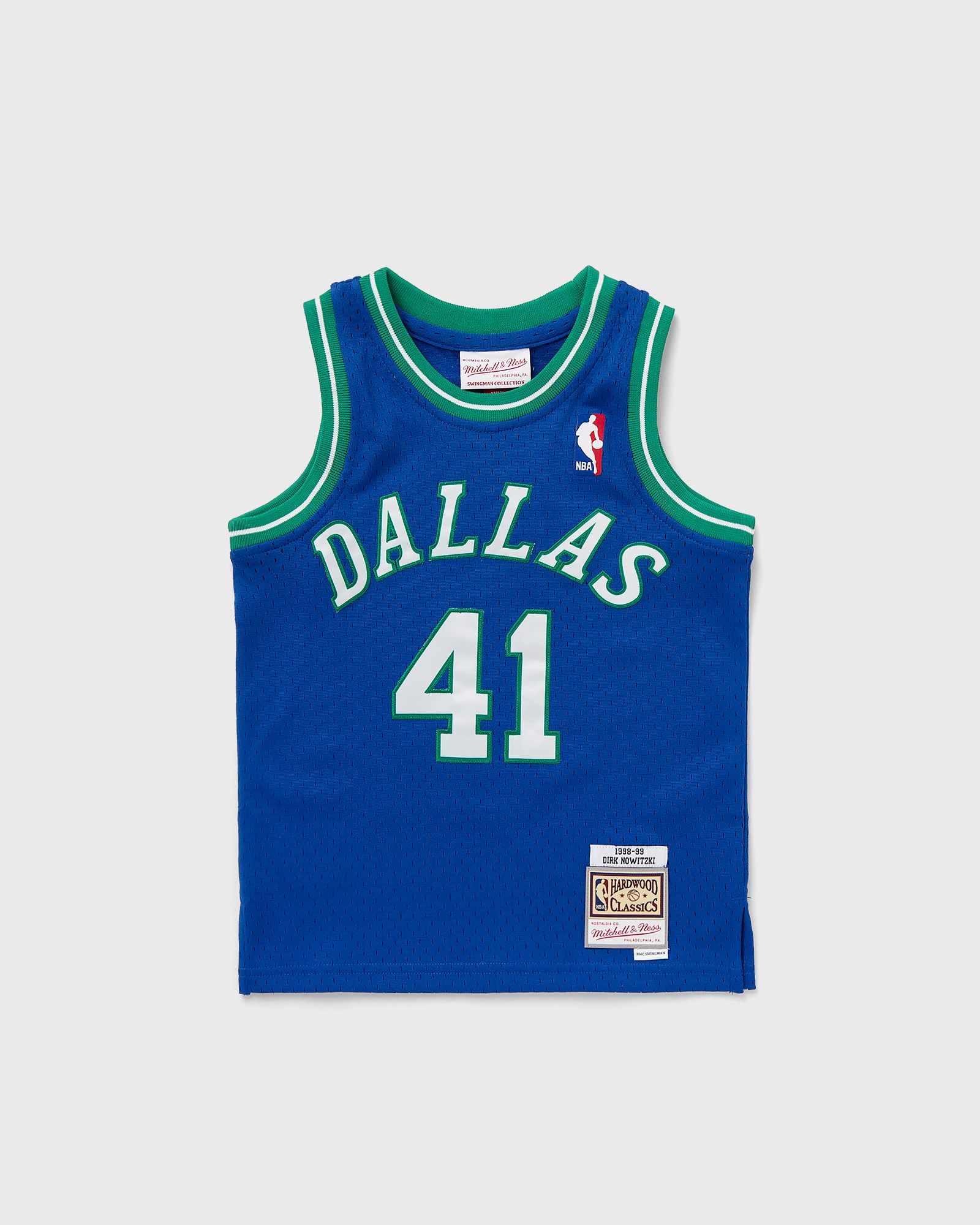 Mitchell & Ness NBA SWINGMAN JERSEY DALLAS MAVERICKS ROAD DIRK NOWITZKI #41  Jerseys & Team Gear blue in Größe:M-5/6 von Mitchell & Ness