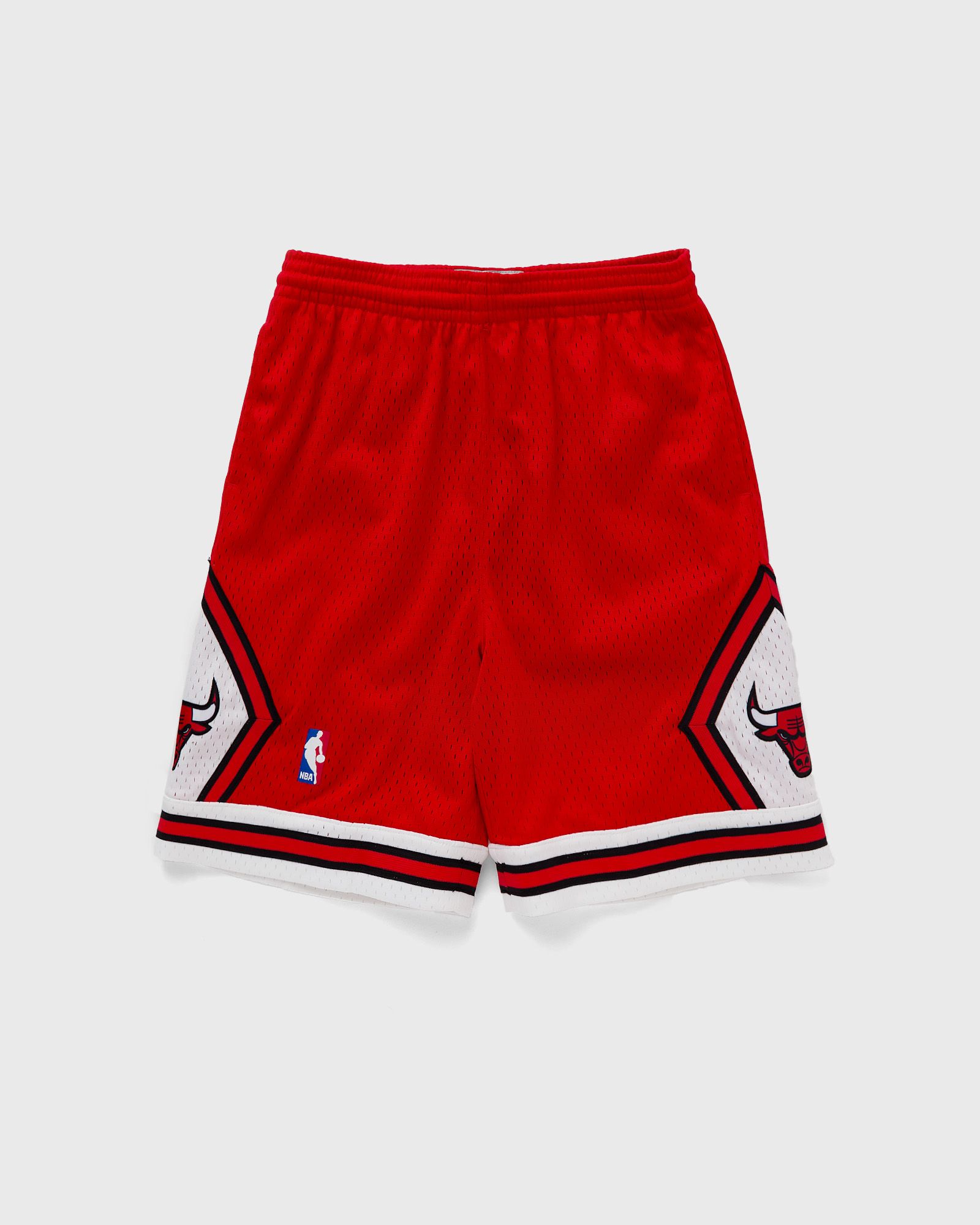 Mitchell & Ness NBA SWINGMAN SHORTS CHICAGO BULLS ROAD 1997  Shorts red in Größe:M-10/12 von Mitchell & Ness