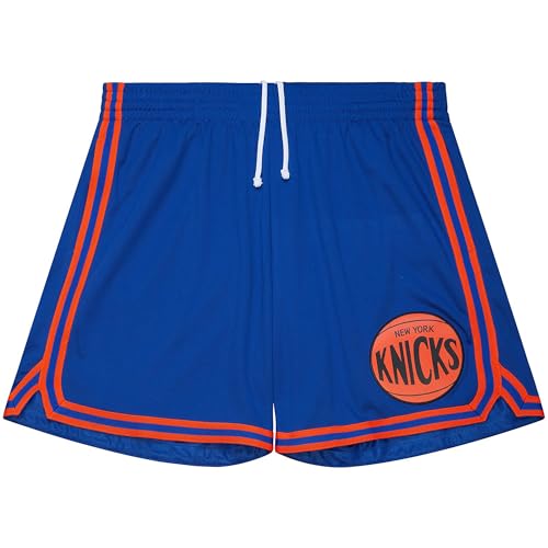 Mitchell & Ness NBA Shorts Sporthose Male Trainingshose Vintage Logo - New York Knicks, XL von Mitchell & Ness