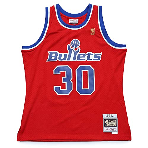 Mitchell & Ness NBA Swingman Jersey 1996-97 Washington Bullets - Ben Wallace, XL von Mitchell & Ness