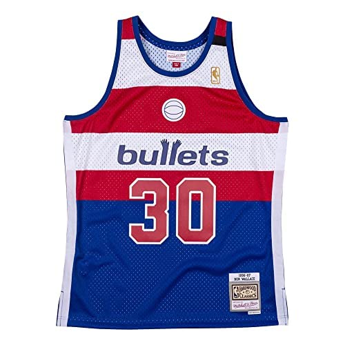 Mitchell & Ness NBA Swingman Jersey 2.0 Washington Bullets - B. Wallace, XXL von Mitchell & Ness