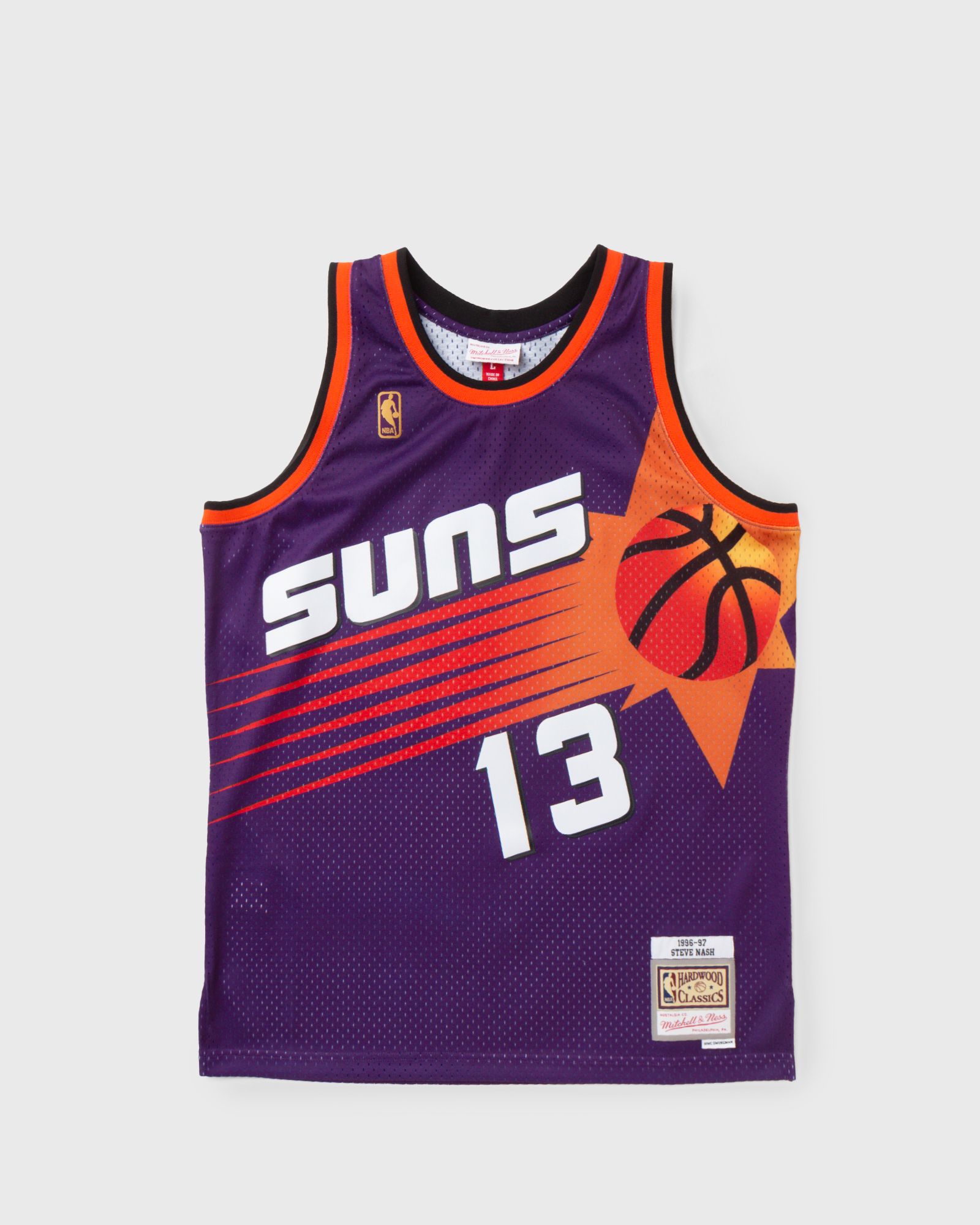 Mitchell & Ness NBA Swingman Jersey PHOENIX SUNS 1996-97 Steve Nash #13 men Jerseys purple in Größe:S von Mitchell & Ness