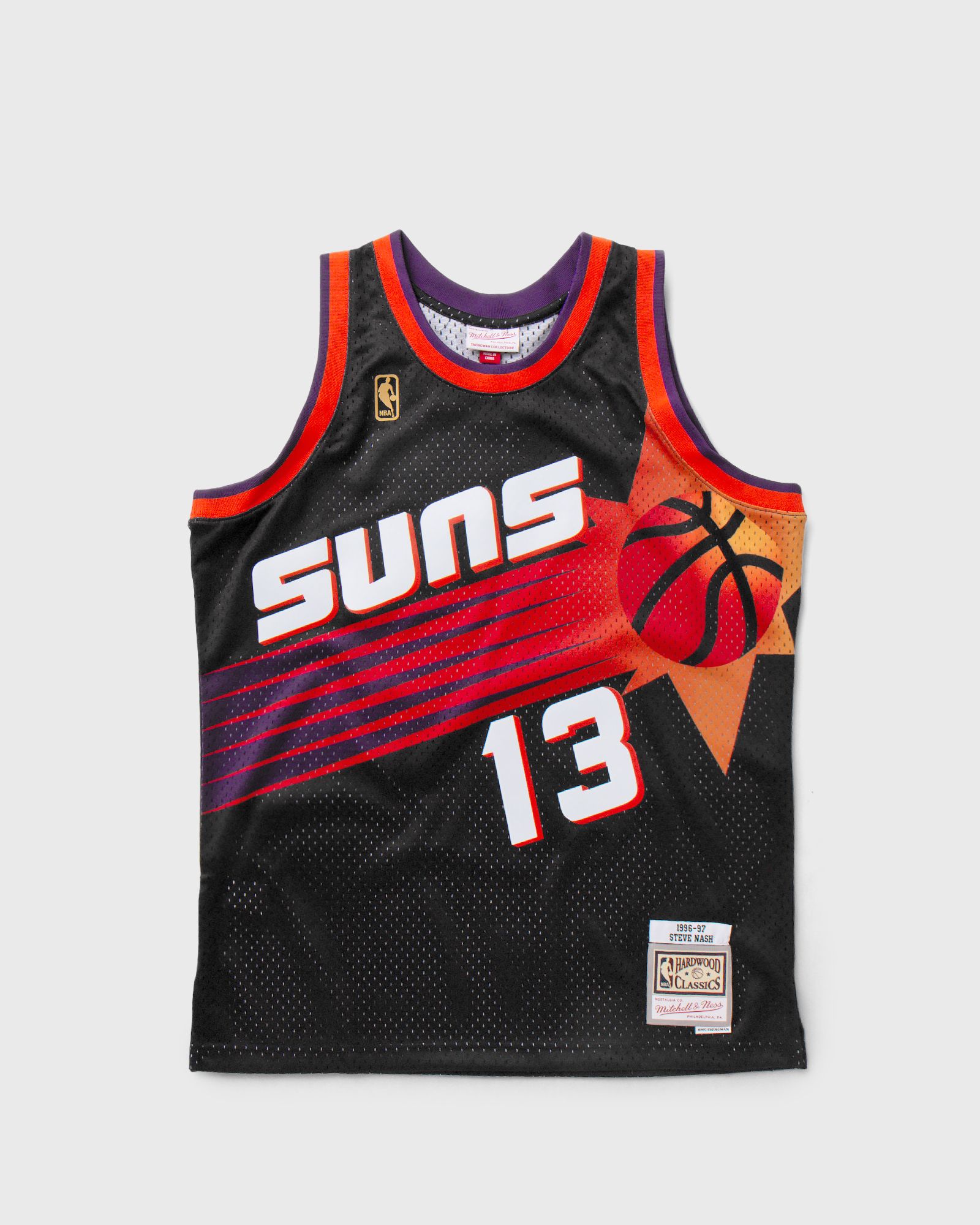 Mitchell & Ness NBA Swingman Jersey Phoenix Suns Alternate 1996-97 Steve Nash #13 men Jerseys black in Größe:M von Mitchell & Ness