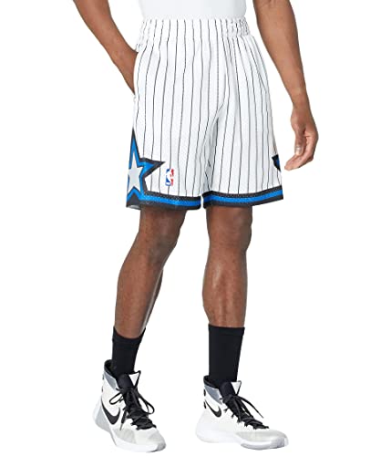 Mitchell & Ness NBA Swingman Shorts 2.0 - O. Magic, L, Weiß von Mitchell & Ness