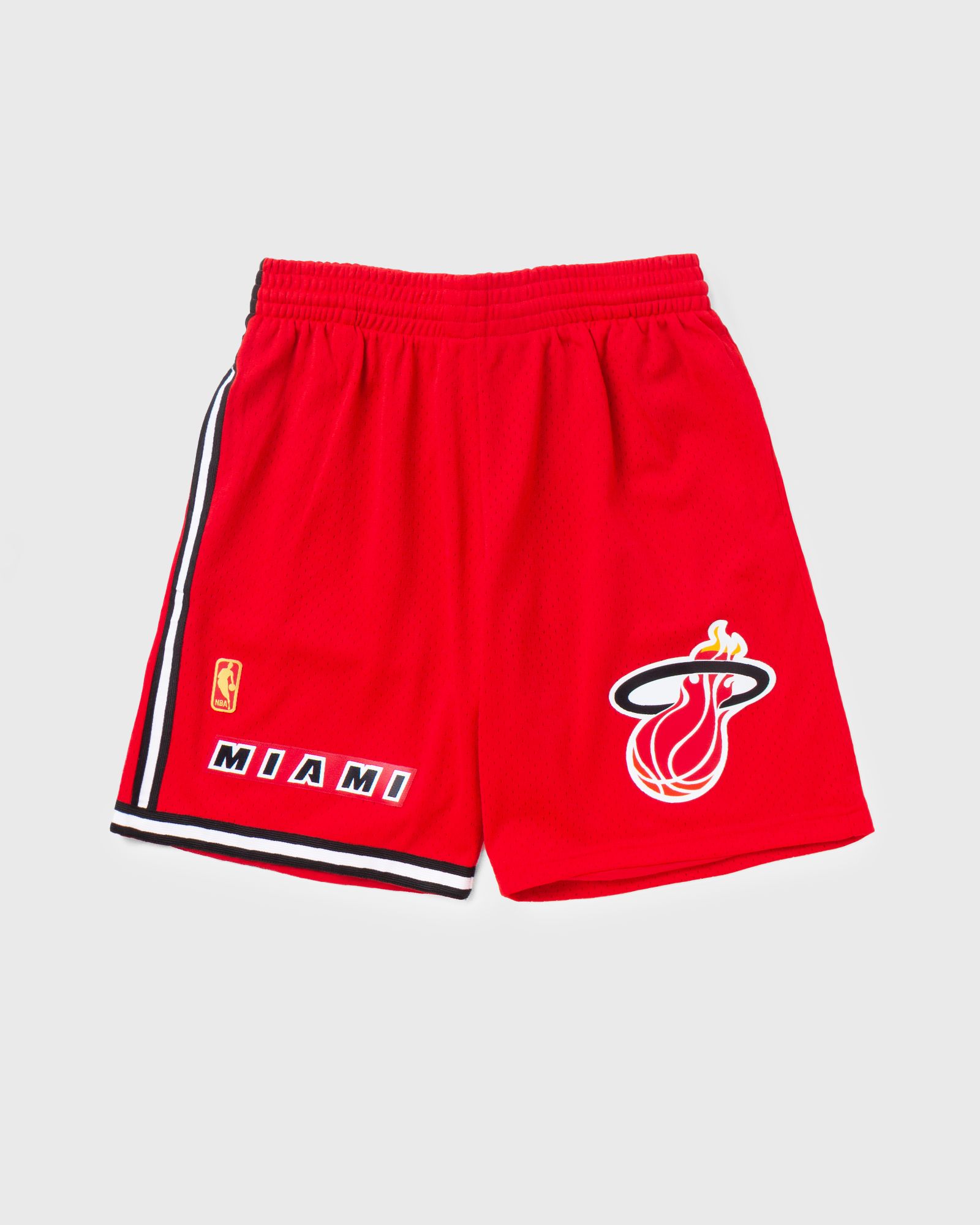 Mitchell & Ness NBA Swingman Shorts Miami Heat Alternate 1996-97 men Sport & Team Shorts red in Größe:XL Mitchell & Ness NBA Swingman Shorts Miami Heat Alternate 1996-97 men Sport & Team Shorts red in Größe:XL von Mitchell & Ness