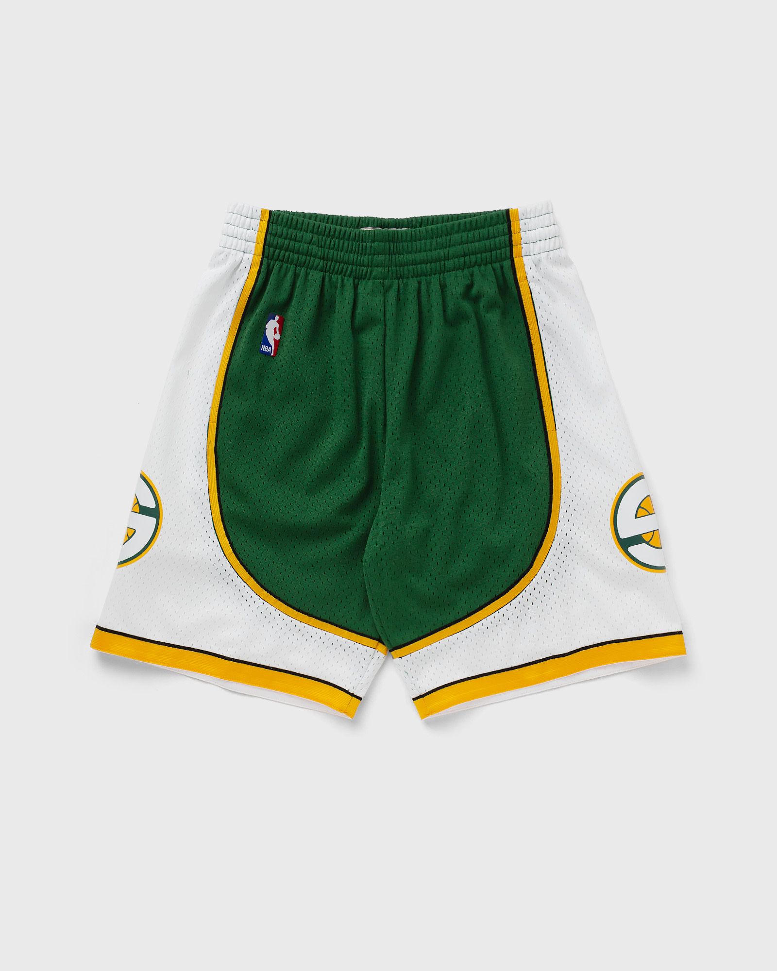 Mitchell & Ness NBA Swingman Shorts Seattle Super Sonics Road 2007-08 men Sport & Team Shorts green|white in Größe:L von Mitchell & Ness