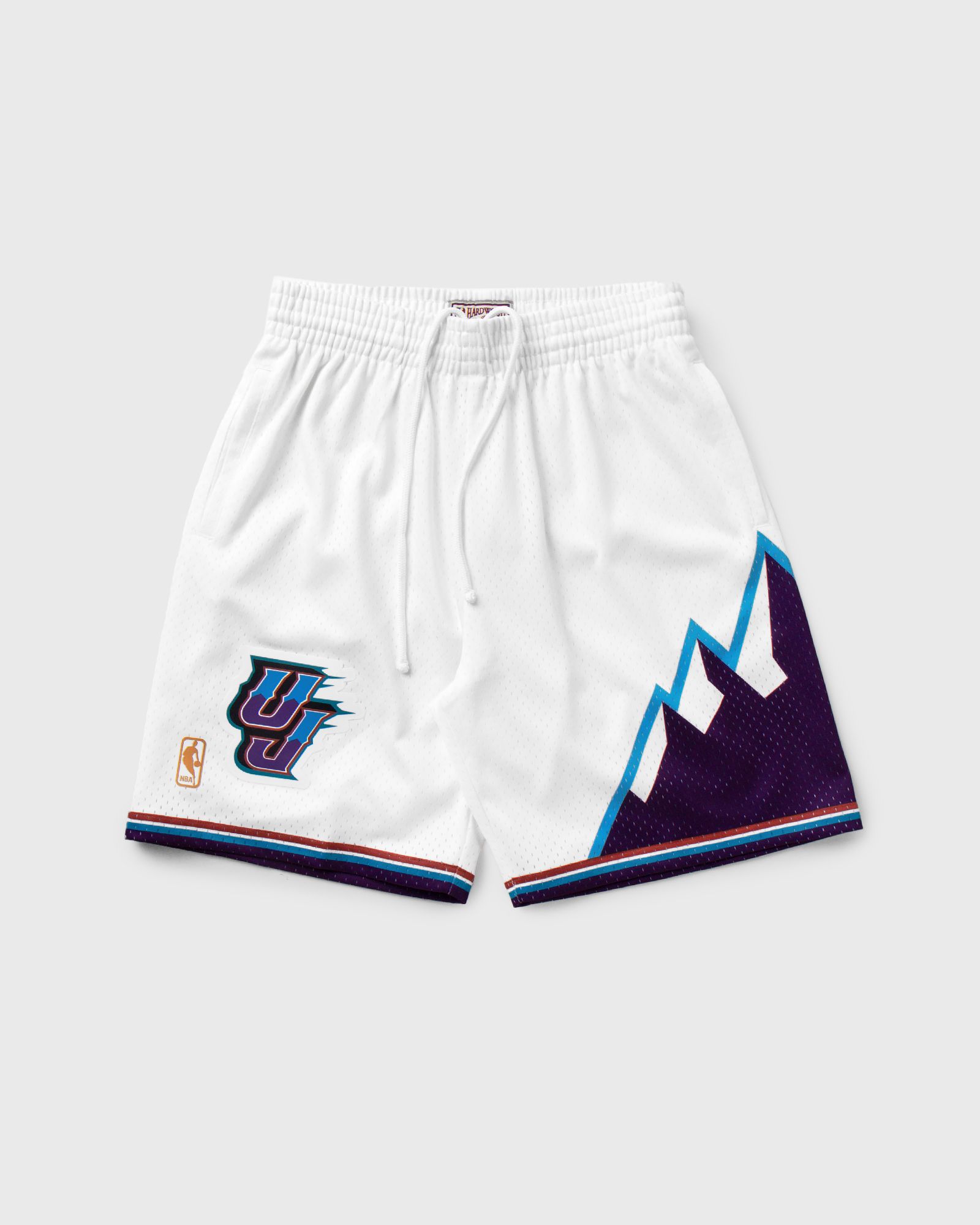 Mitchell & Ness NBA Swingman Shorts Utah Jazz 1996-97 men Sport & Team Shorts white in Größe:XL von Mitchell & Ness