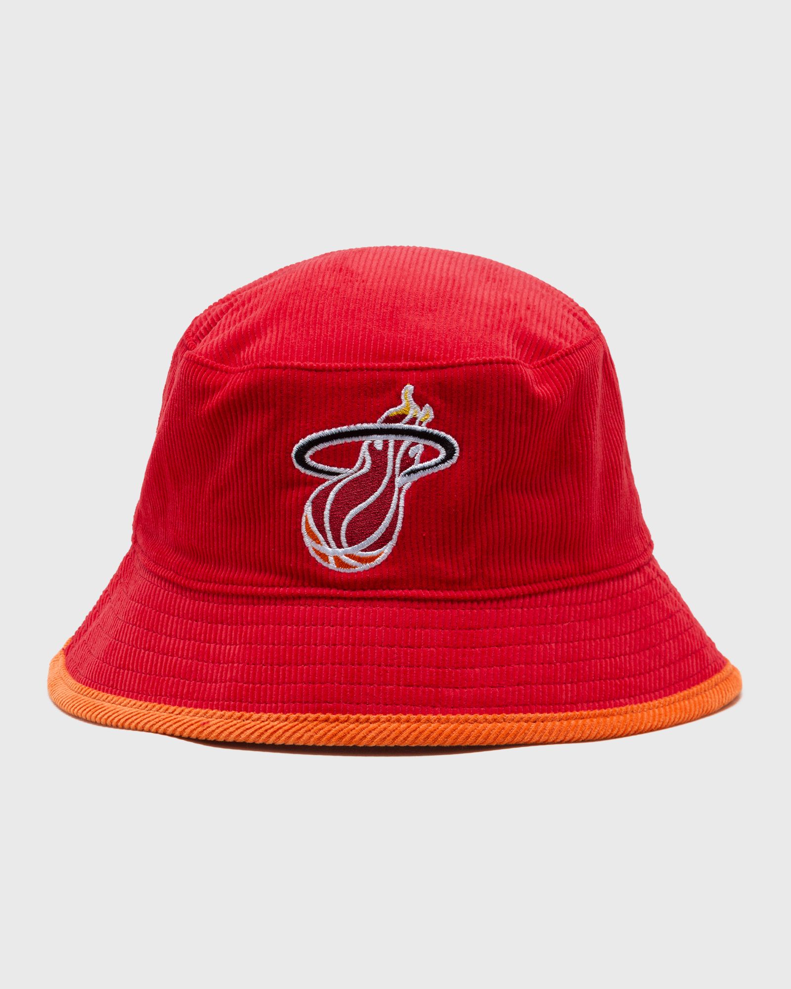 Mitchell & Ness NBA TEAM CORD BUCKET HWC MIAMI HEAT men Hats red in Größe:M von Mitchell & Ness