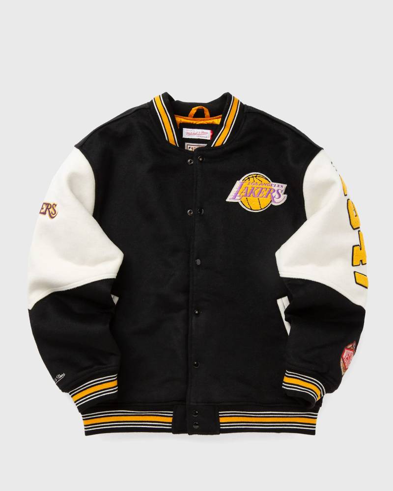 Mitchell & Ness NBA TEAM HISTORY VARSITY JACKET VINTAGE LOGO LOS ANGELES LAKERS men Bomber Jackets|College Jackets|Team Jackets black in Größe:XXL von Mitchell & Ness