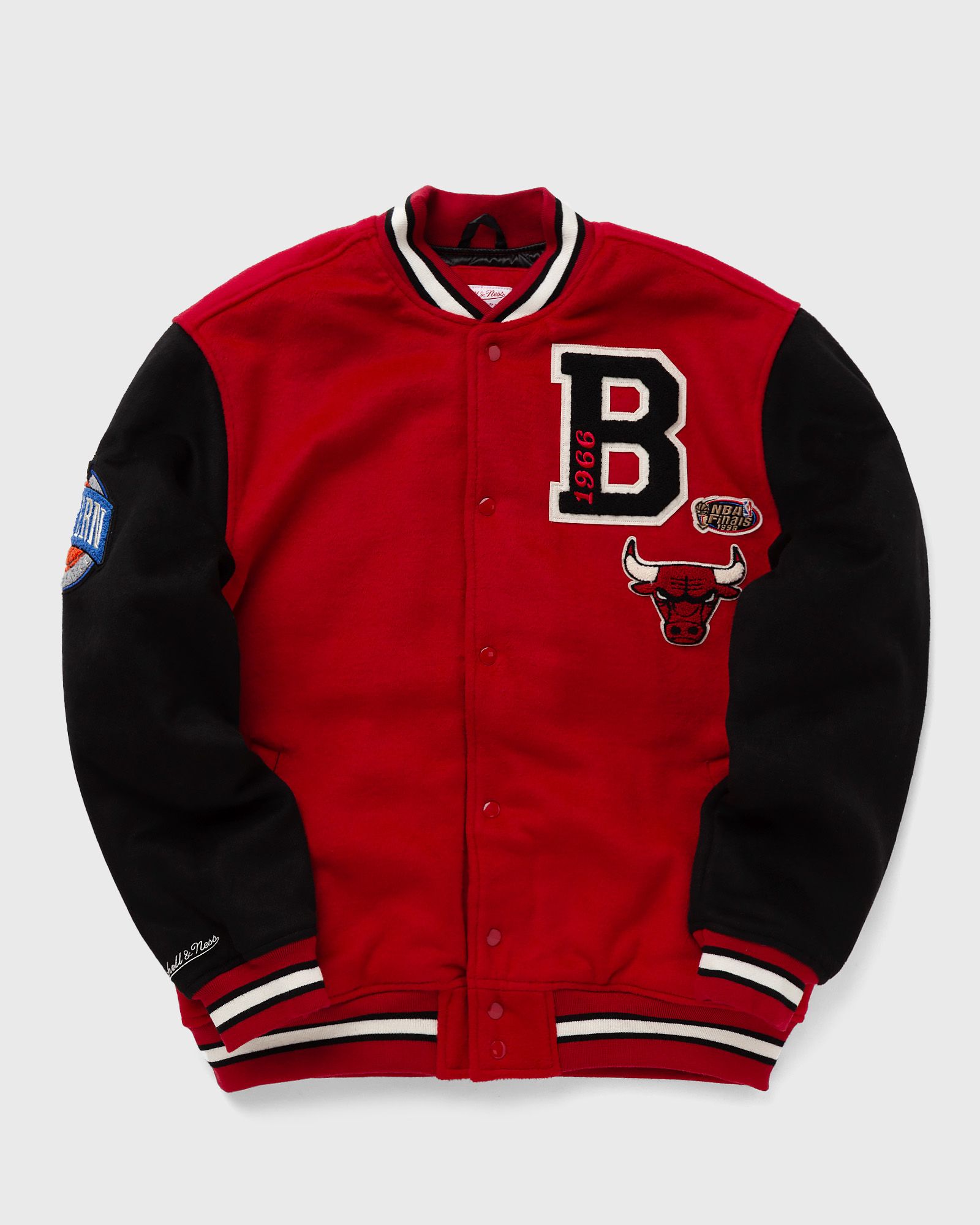 Mitchell & Ness NBA TEAM LEGACY VARSITY JACKET CHICAGO BULLS men College Jackets|Team Jackets red in Größe:M von Mitchell & Ness