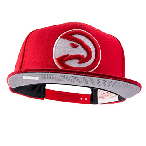 Mitchell & Ness NBA Team Ground 2.0 Snapback - Atlanta Hawks, Red von Mitchell & Ness