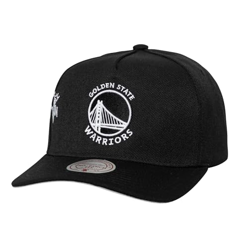 Mitchell & Ness NBA Team Logo Born to Win Pro Snapback Cap (DE/NL/SE/PL, Alphanumerisch, Einheitsgröße, Golden State Warriors) von Mitchell & Ness