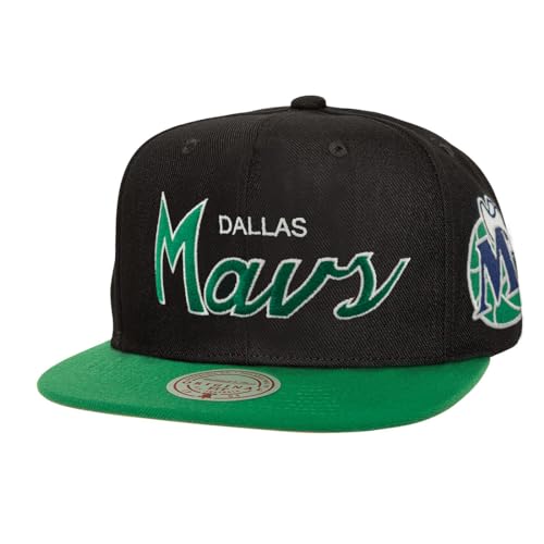 Mitchell & Ness NBA Team Script 2.0 Snapback Cap Dallas Mavericks Black/Green Mitchell & Ness NBA Team Script 2.0 Snapback Cap Dallas Mavericks Black/Green von Mitchell & Ness