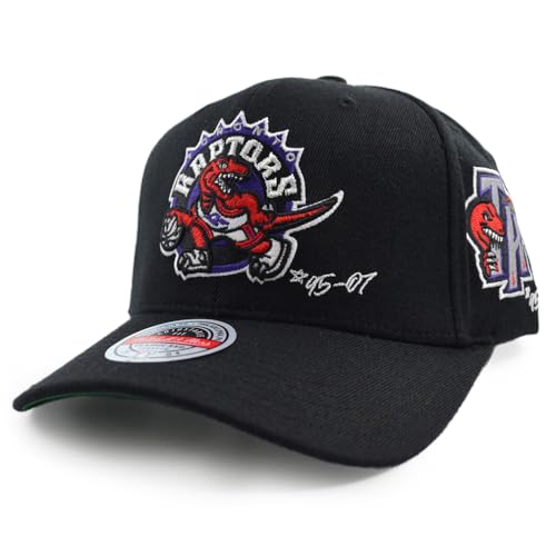 Mitchell & Ness NBA Timeline Classic Red Snapback Cap Toronto Raptors Black von Mitchell & Ness