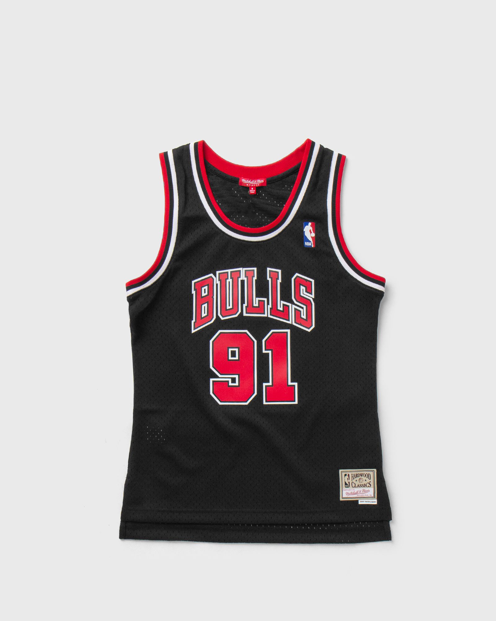 Mitchell & Ness NBA Women's Swingman Jersey Chicago Bulls 1997-98 Dennis Rodman #91 women Tops & Tanks black in Größe:M von Mitchell & Ness