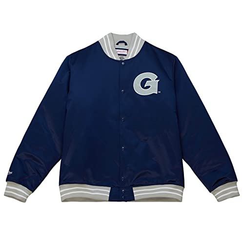 Mitchell & Ness NCAA Heavyweight Satin Jacket - Georgetown University, M von Mitchell & Ness