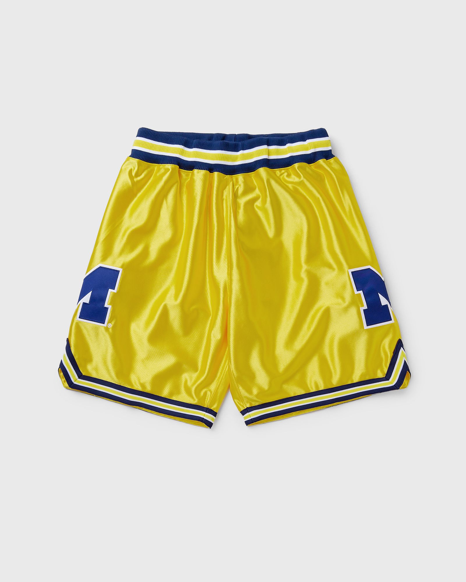 Mitchell & Ness NCAA MAIZE SHORTS UNIVERSITY OF MICHIGAN 1991 men Sport & Team Shorts yellow in Größe:S von Mitchell & Ness