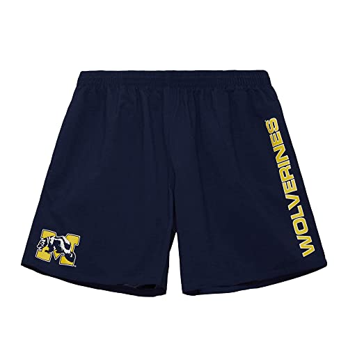 Mitchell & Ness NCAA Team Heritage Woven Short - University of Michigan, XL von Mitchell & Ness