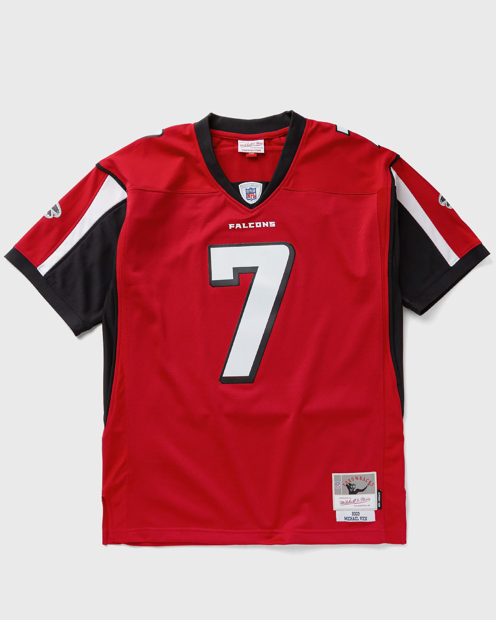 Mitchell & Ness NFL DARK SCARLET JERSEY ATLANTA FALCONS 2003 MICHAEL VICK #7 men Jerseys red in Größe:XXL von Mitchell & Ness