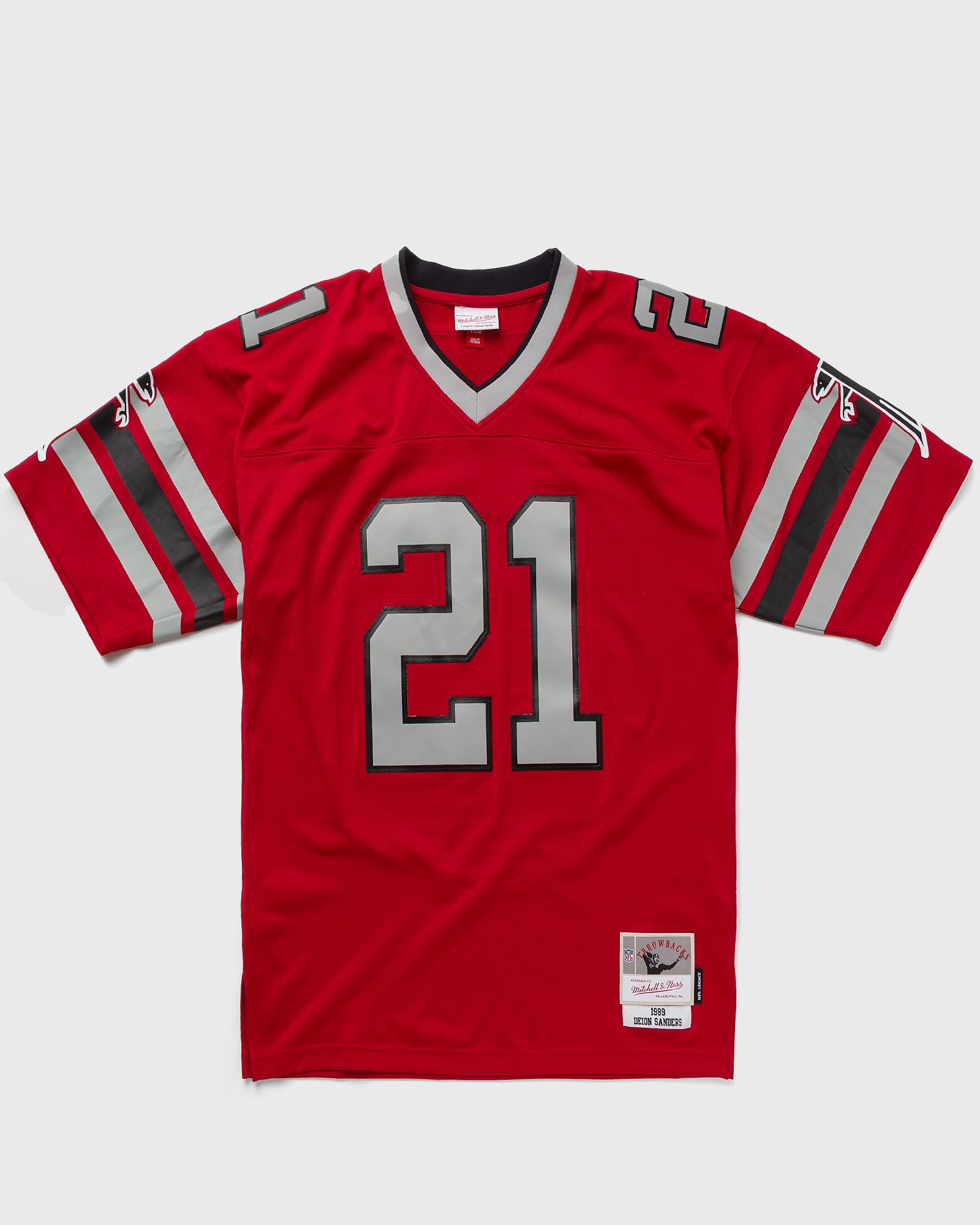 Mitchell & Ness NFL LEGACY JERSEY ATLANTA FALCONS 1989 DEION SANDERS #21 men Jerseys red in Größe:S von Mitchell & Ness