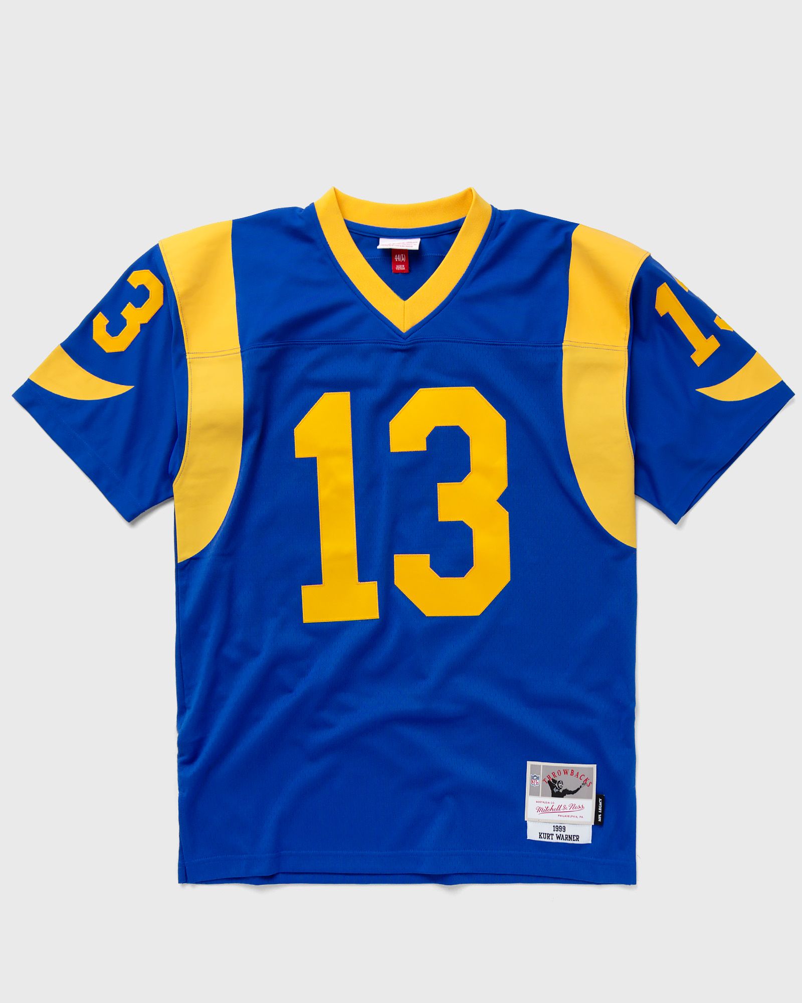Mitchell & Ness NFL LEGACY JERSEY ST. LOUIS RAMS 1999 KURT WARNER #13 men Jerseys blue|yellow in Größe:M von Mitchell & Ness