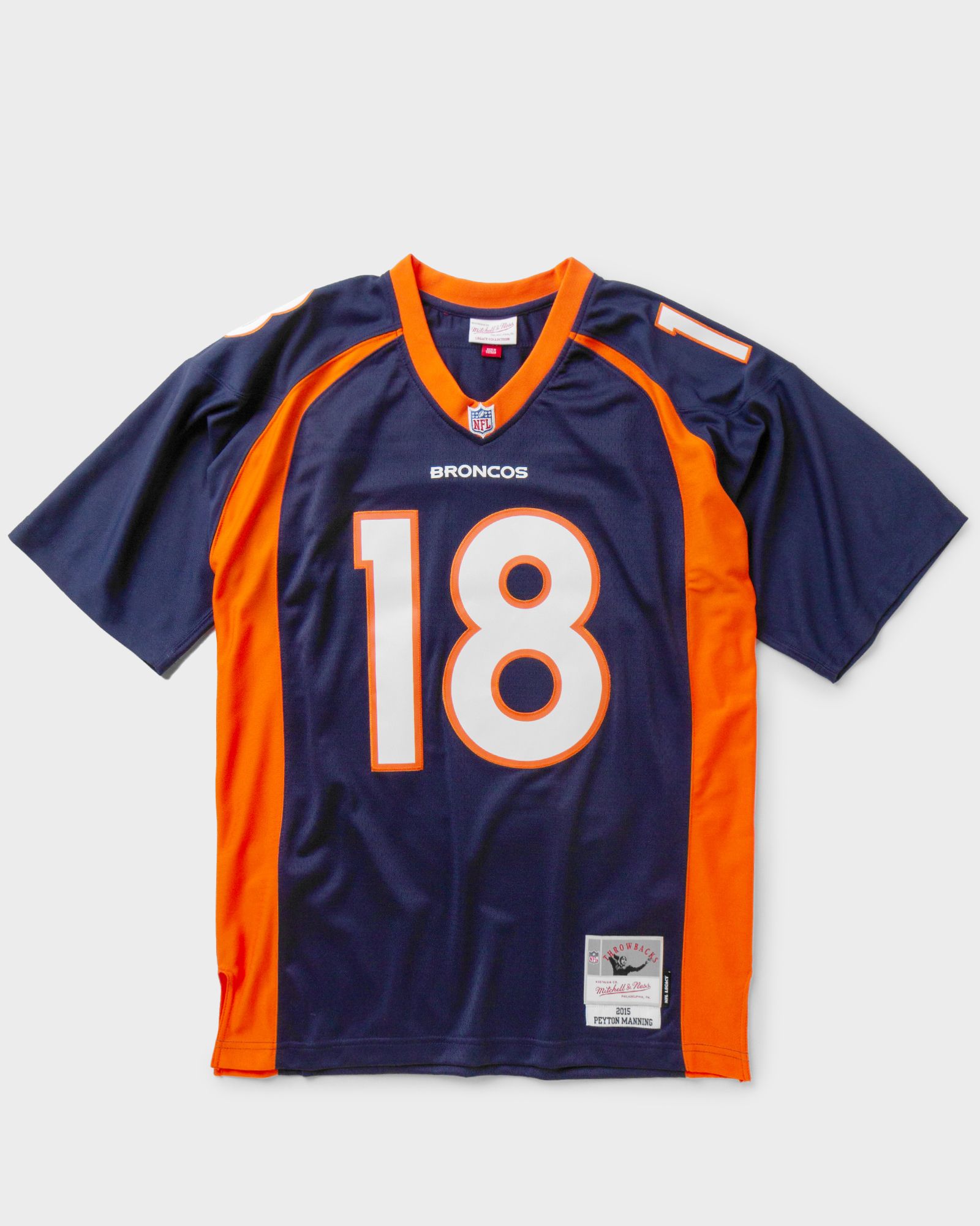 Mitchell & Ness NFL Legacy Jersey Denver Broncos 2015 Peyton Manning #18 men Jerseys blue in Größe:XL von Mitchell & Ness