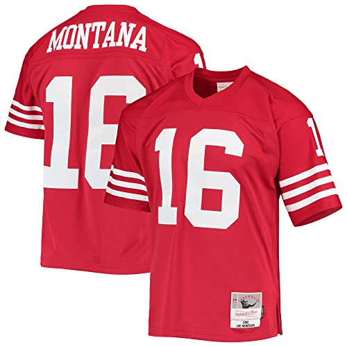 Mitchell & Ness NFL Legacy Throwbacks Collection Jersey Trikot San Francisco 49ers - Joe Montana, XXL, Scarlet von Mitchell & Ness