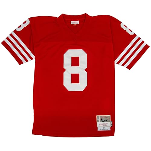 Mitchell & Ness NFL Legacy Throwbacks Collection Jersey Trikot San Francisco 49ers - Steve Young, M, Scarlet von Mitchell & Ness