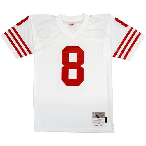 Mitchell & Ness NFL Legacy Throwbacks Collection Jersey Trikot San Francisco 49ers - Steve Young, XXL, White von Mitchell & Ness