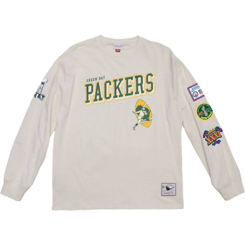 Mitchell & Ness NFL Longsleeve Shirt - Green Bay Packers von Mitchell & Ness