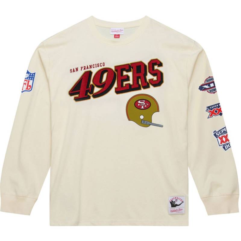 Mitchell & Ness NFL Longsleeve Shirt - San Francisco 49ers von Mitchell & Ness