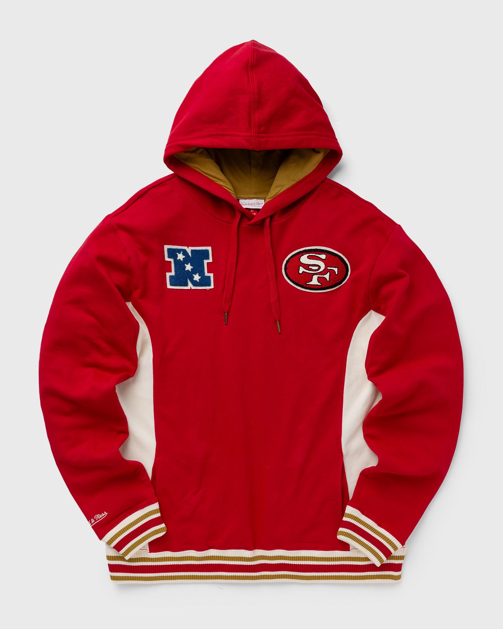 Mitchell & Ness NFL TEAM LEGACY FRENCH TERRY HOODIE SAN FRANCISCO 49ERS men Hoodies red in Größe:M von Mitchell & Ness