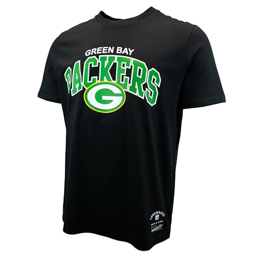 Mitchell & Ness NFL Team Arch T-Shirt - Green Bay Packers, M von Mitchell & Ness