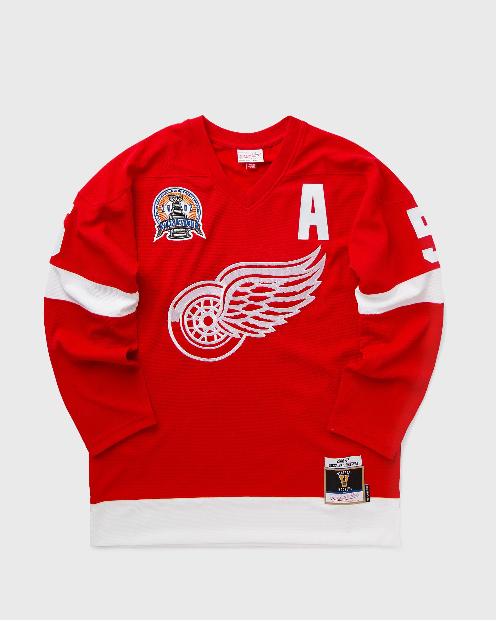 Mitchell & Ness NHL JERSEY DETROIT RED WINGS 2001 NICKLAS LIDSTROM #5 men Jerseys red in Größe:M Mitchell & Ness NHL JERSEY DETROIT RED WINGS 2001 NICKLAS LIDSTROM #5 men Jerseys red in Größe:M von Mitchell & Ness