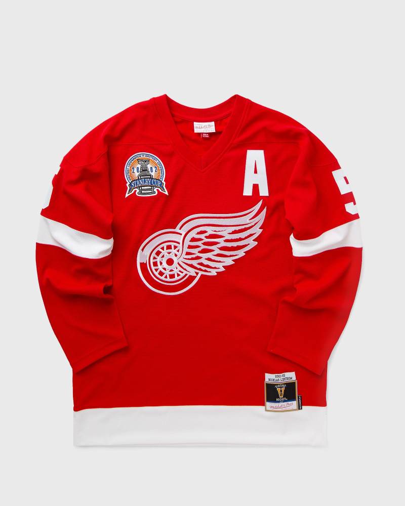 Mitchell & Ness NHL JERSEY DETROIT RED WINGS 2001 NICKLAS LIDSTROM #5 men Jerseys red in Größe:M von Mitchell & Ness