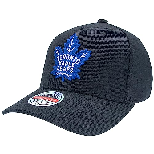 Mitchell & Ness Classic Red NHL Team Logo Snapback - Toronto Maple Leafs, Black von Mitchell & Ness