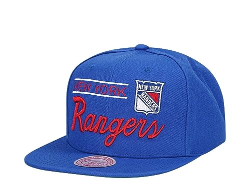 Mitchell & Ness New York Rangers Lock Up Vintage Snapback Cap von Mitchell & Ness