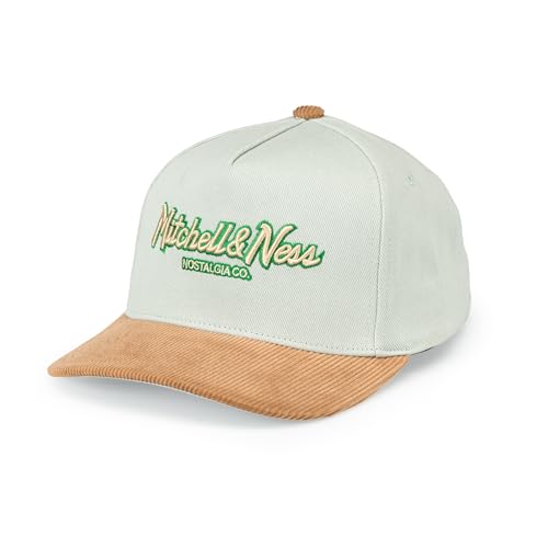 Mitchell & Ness Nostalgia Pro Crown Cord Baseballkappe Snapback, Grau von Mitchell & Ness