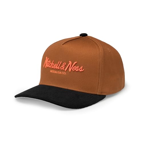 Mitchell & Ness Nostalgia Pro Crown Cord Baseballkappe Snapback, Orange von Mitchell & Ness