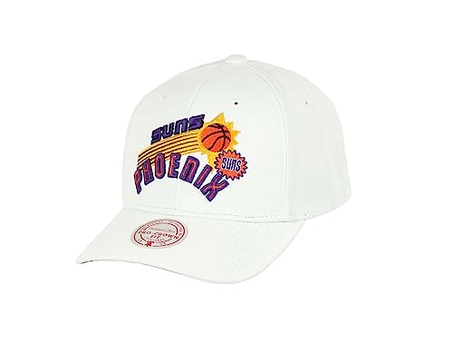 Mitchell & Ness Phoenix Suns NBA All In HWC Pro Crown Fit White Snapback Cap - One-Size von Mitchell & Ness