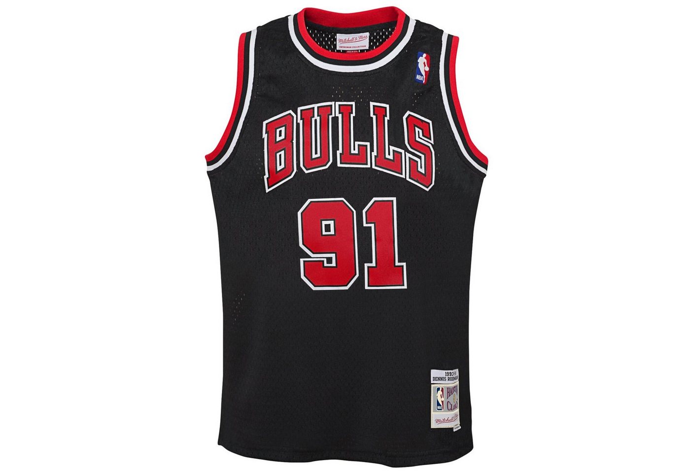 Mitchell & Ness Print-Shirt Swingman Jersey Chicago Bulls 9798 Dennis Rodman von Mitchell & Ness