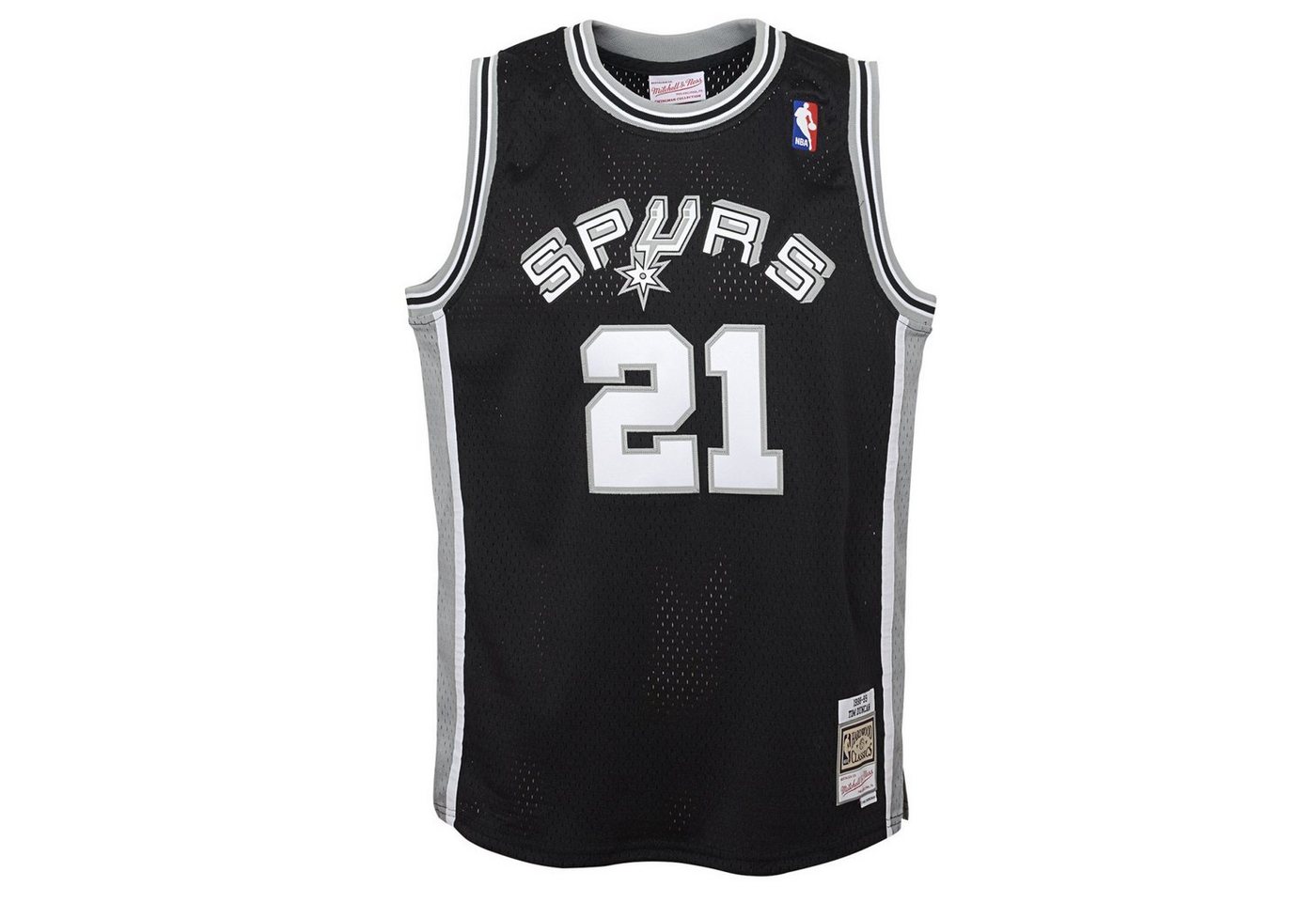 Mitchell & Ness Print-Shirt Swingman Jersey San Antonio Spurs 1998 Tim Duncan von Mitchell & Ness