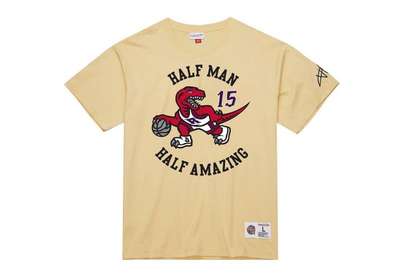 Mitchell & Ness Print-Shirt Vince Carter HALL OF FAME Premium cream von Mitchell & Ness